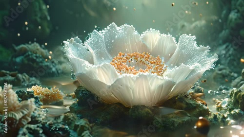 Anemone In Nature Cinematic Footage 4K photo