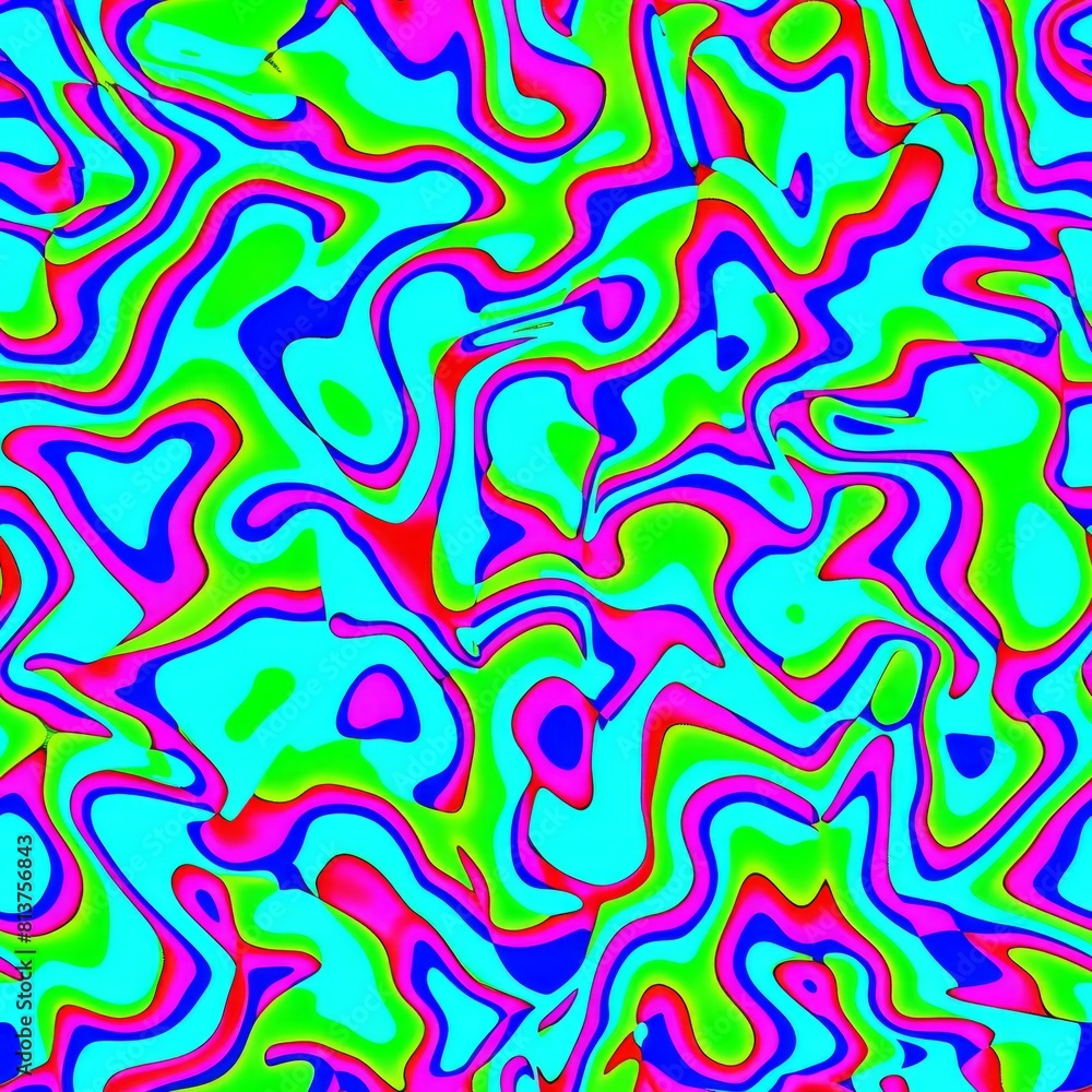 psychedelic seamless pattern. psychedelic seamless pattern.