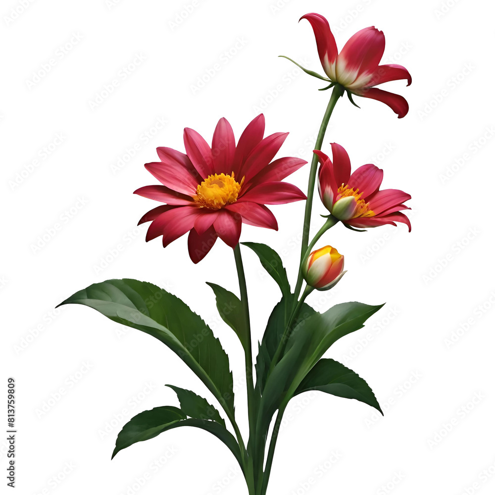 illustration of flower isolated on transparent background illustration of flower isolated on transparent background