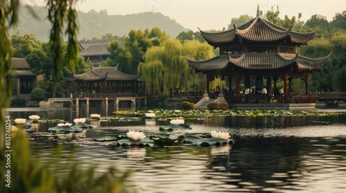 Fototapeta Naklejka Na Ścianę i Meble -  Peony Garden, where thousands of colorful peonies bloom in a mesmerizing display of natural splendor, inviting visitors to immerse themselves in a floral paradise.