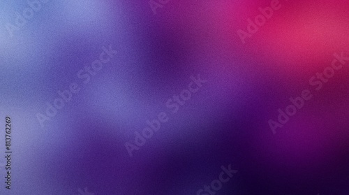 purple blue soft spot , color gradient rough abstract background shine bright light and glow template empty space , grainy noise grungy texture © Sami