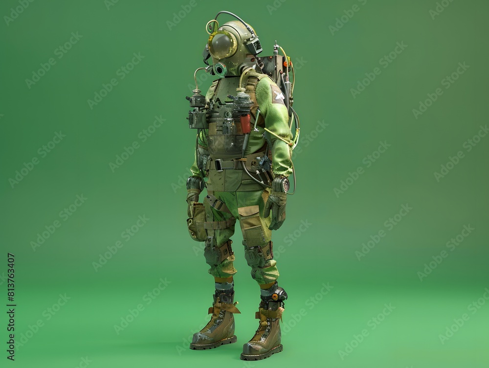 Steampunk character 3D illustration design from machine technology concept. Steampunk background. Steampunk character 3D illustration design from machine technology concept. Steampunk background.