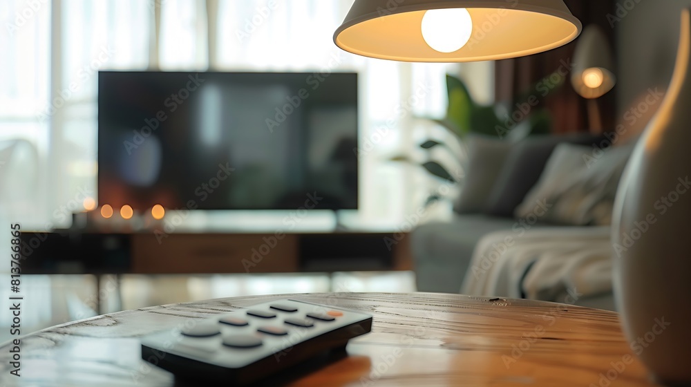 Smart home concept Remote control and home management : Generative AI Smart home concept Remote control and home management : Generative AI