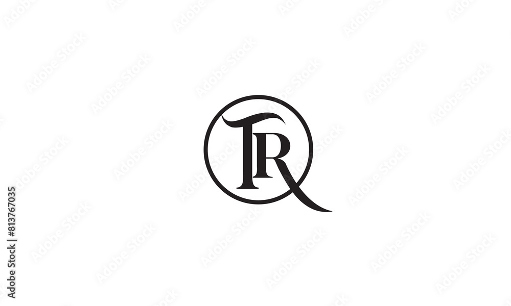 TR, RT, R, T Abstract Letters Logo Monogram TR, RT, R, T Abstract Letters Logo Monogram