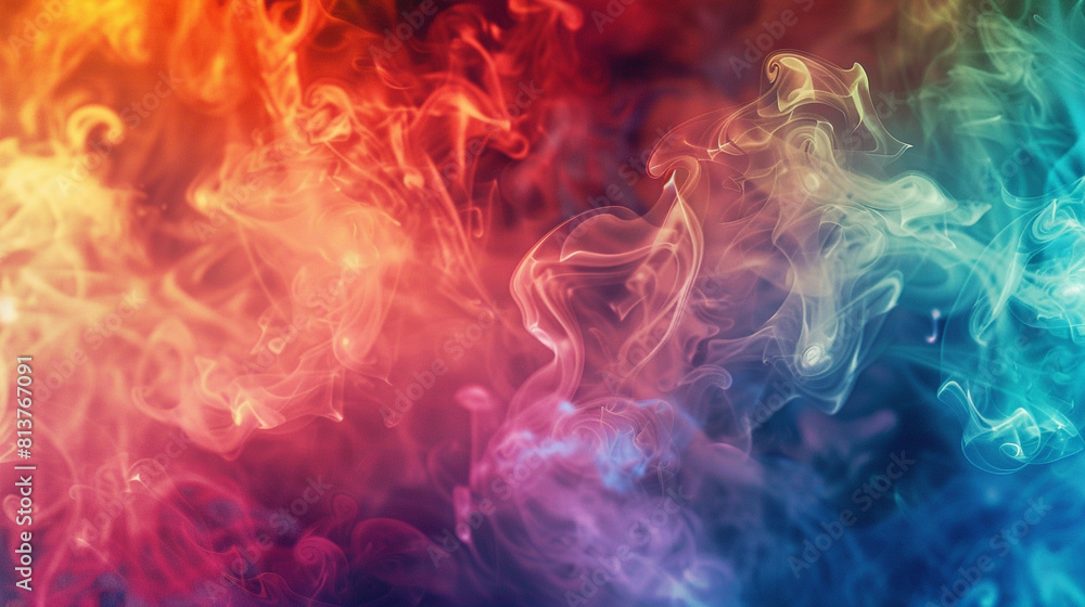 A psychedelic effect on Smokey background A psychedelic effect on Smokey background