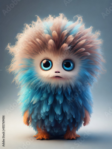 fluffy, sute, neon, kids, fun, cartoon, animal, illustration, vector, baby, face, monster, funny, fun, character, cute, mascot, art, toy, isolated, alien, smile, comic, sweet, drawing, pet, eyes, colo