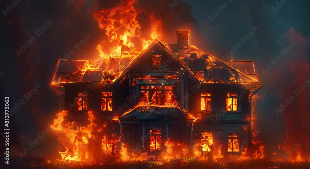 a house fire that was so powerful that it created thick clouds a house fire that was so powerful that it created thick clouds