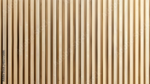 Wall made of wood. Wooden panels made of vertical slats. Maple pattern texture. Modern interior design facade made of timber. Strips of boards in the construction of a facade or fence.