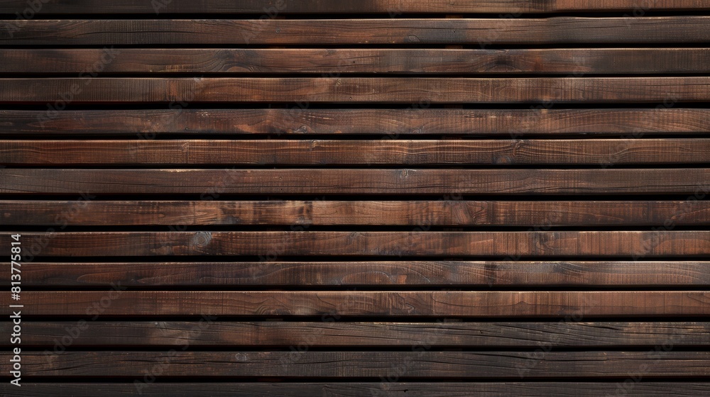 Wooden wall. Wood panel texture modern design. Interior partition pattern with walnut texture. Brown oak building facade. Construction material from fence boards. Wooden wall. Wood panel texture modern design. Interior partition pattern with walnut texture. Brown oak building facade. Construction material from fence boards.