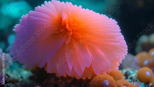 Anemone In Nature Cinematic Footage 4K photo