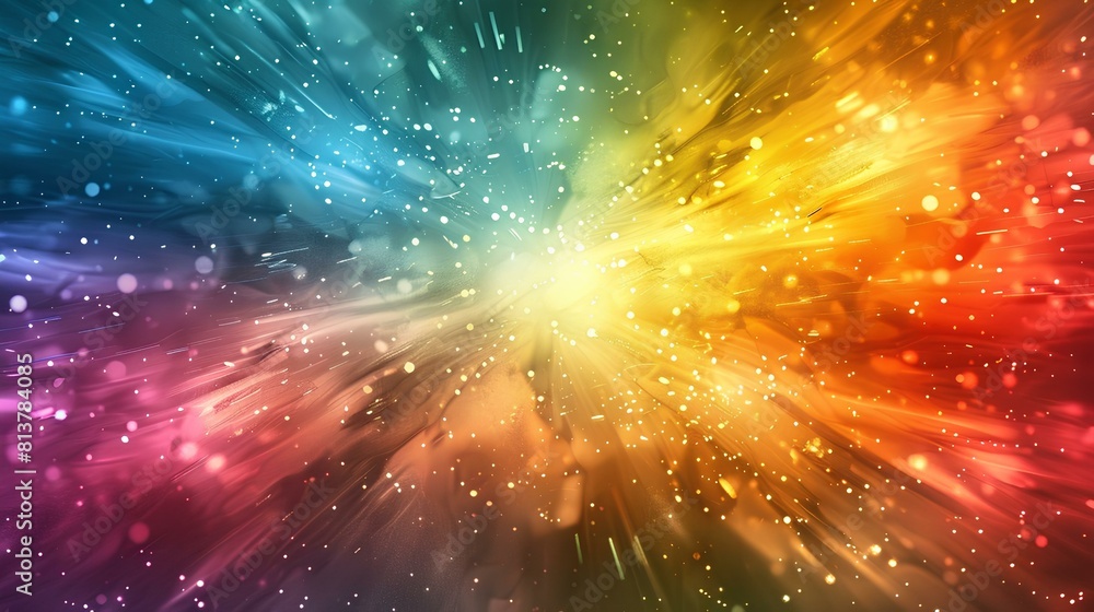 Obraz premium Abstract background with colorful lights