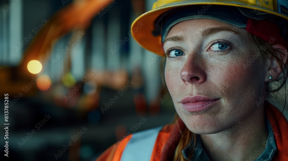portrait of woman worker