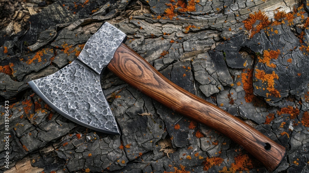 Photography on theme big steel ax with wooden handle metal ax for Photography on theme big steel ax with wooden handle metal ax for