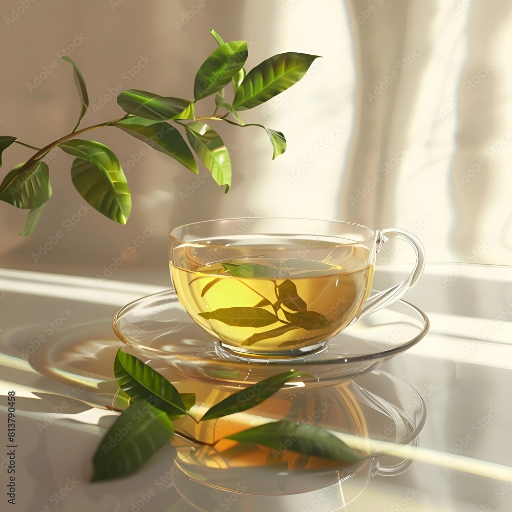 cup of tea with mint cup of tea with mint