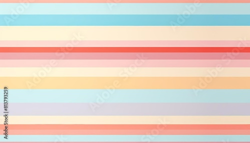 Pastel stripes flat design top view summer theme cartoon drawing colored pastel