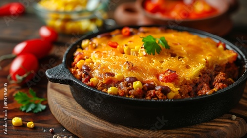 American cuisine. Tamale pie is a traditional dish of the southwestern United States.