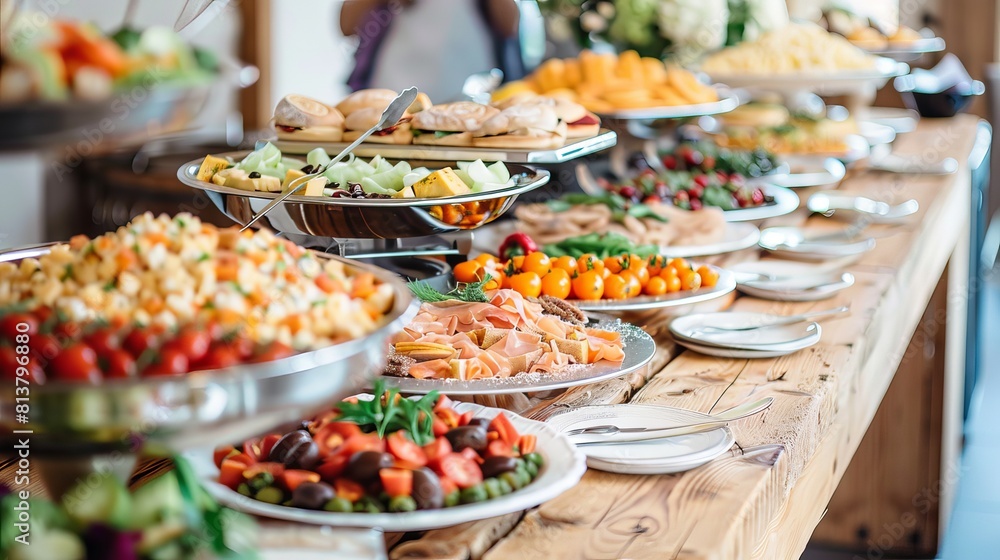 Catering wedding buffet for events. Wedding Reception Buffet Food