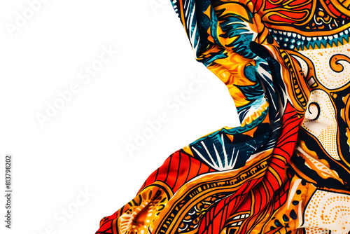 African Print Romper isolated on transparent background photo