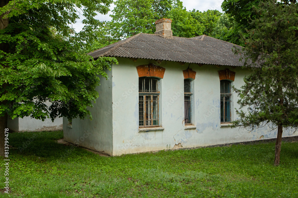 abandoned rural house in the Republic of Moldova, village life in Eastern Europe