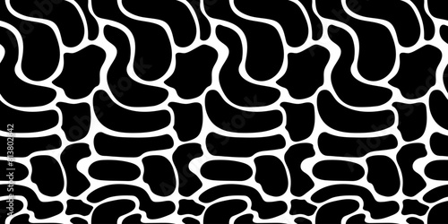 Abstract spots seamless pattern