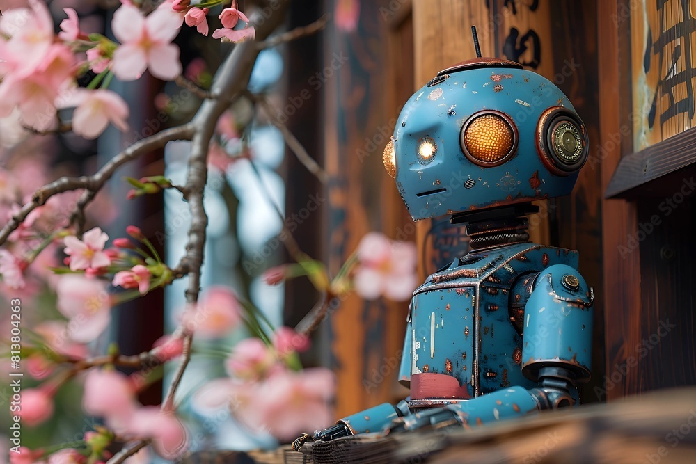 Fototapeta premium Blossoms and Bot