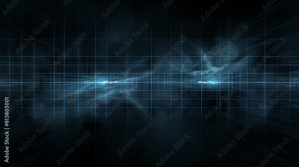 Grid technology background, strong sense of space,black cinematic background with a thin blue line grid over it, photorealistic Grid technology background, strong sense of space,black cinematic background with a thin blue line grid over it, photorealistic