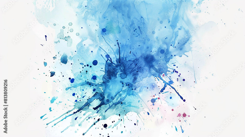 A watercolor painting effect on Splash background A watercolor painting effect on Splash background