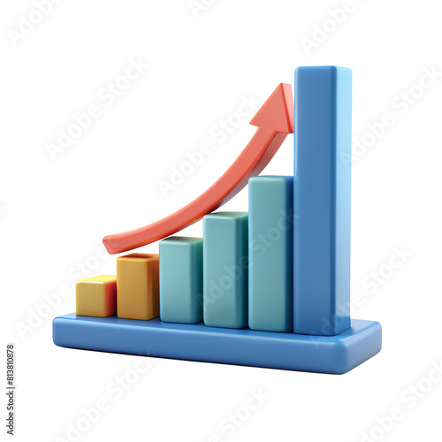 3D Minimal Data Analysis Icon, Soaring Finances Concept Free Download 3D Minimal Data Analysis Icon, Soaring Finances Concept - GFXLoad