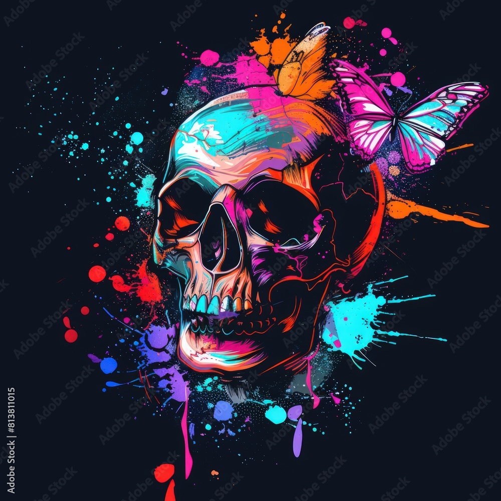 3d skull cyberpunk skeleton fantasy artwork 3d skull cyberpunk skeleton fantasy artwork