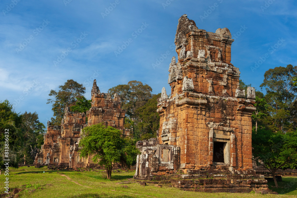 Towers of Prasat Suor Prat in Cambodia Towers of Prasat Suor Prat in Cambodia