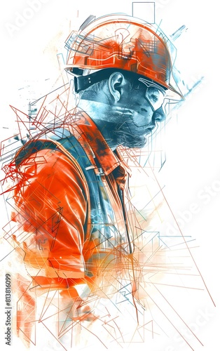 Engineering Vision: Worker and Technical Overlay