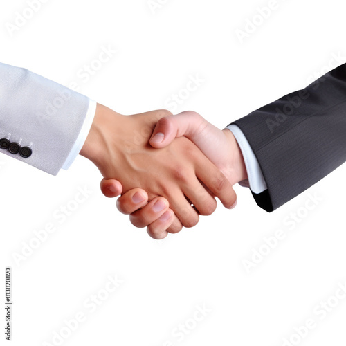 Handshake between two businessmen 