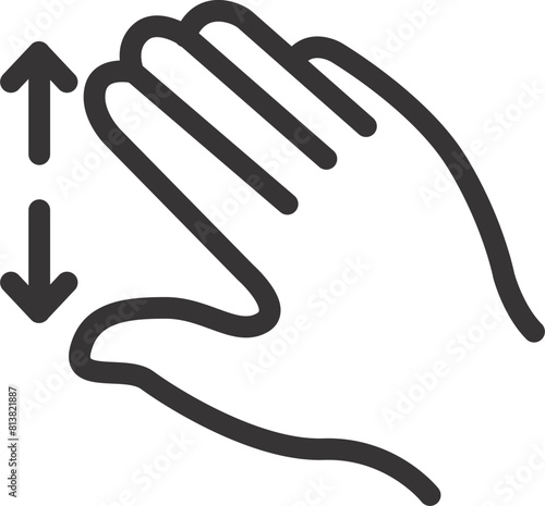 rubbing hand icon 