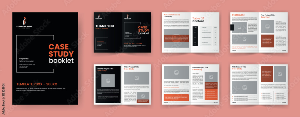 Case Study Booklet Layout Brochure. Case Study Booklet Layout Brochure.