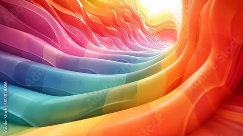 Interactive Pride Art Installation: An evolving display of pride and identity, encouraging participation in a photo realistic concept on Adobe Stock