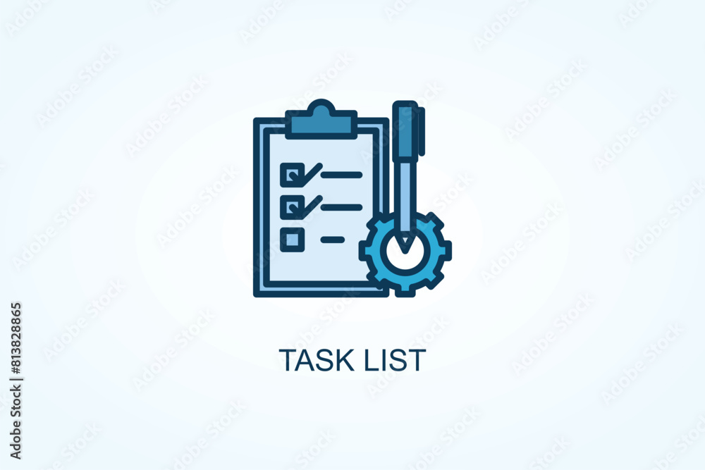 Task List vector or logo sign symbol illustration Task List vector or logo sign symbol illustration