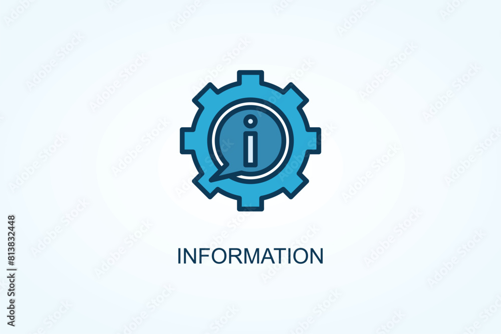 Information vector  or logo sign symbol illustration