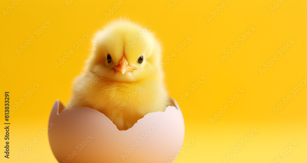 Chick cute poultry bird newborn background egg chicken animal baby yellow tiny small white young hen
