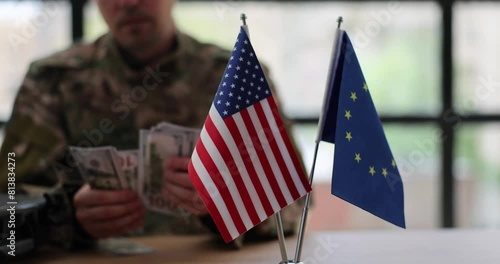 Military considers a lot of money at negotiating table with European Union and United States. Financial military assistance to Ukraine photo