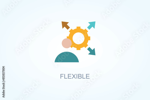 Flexible Vector  Or Logo Sign Symbol Illustration
