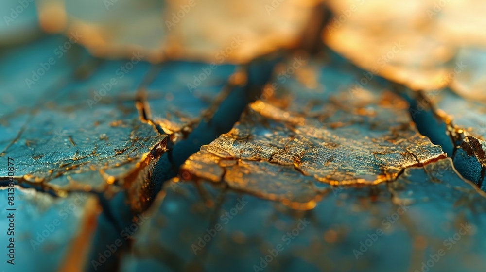 A visual metaphor for the concept of self-healing materials, showing a cracked surface slowly repairing itself under a microscope A visual metaphor for the concept of self-healing materials, showing a cracked surface slowly repairing itself under a microscope