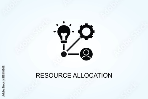Resource Allocation Vector Or Logo Sign Symbol Illustration