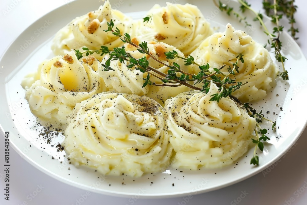 Golden-Hued Butter Melts into Ethereal Whipped Potatoes Golden-Hued Butter Melts into Ethereal Whipped Potatoes