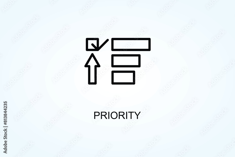Priority Vector Or Logo Sign Symbol Illustration Priority Vector Or Logo Sign Symbol Illustration