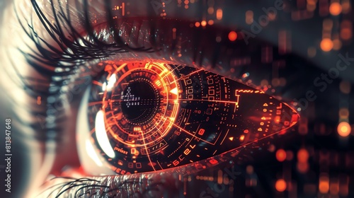 eye focus privacy warning scum hacked, theme alert