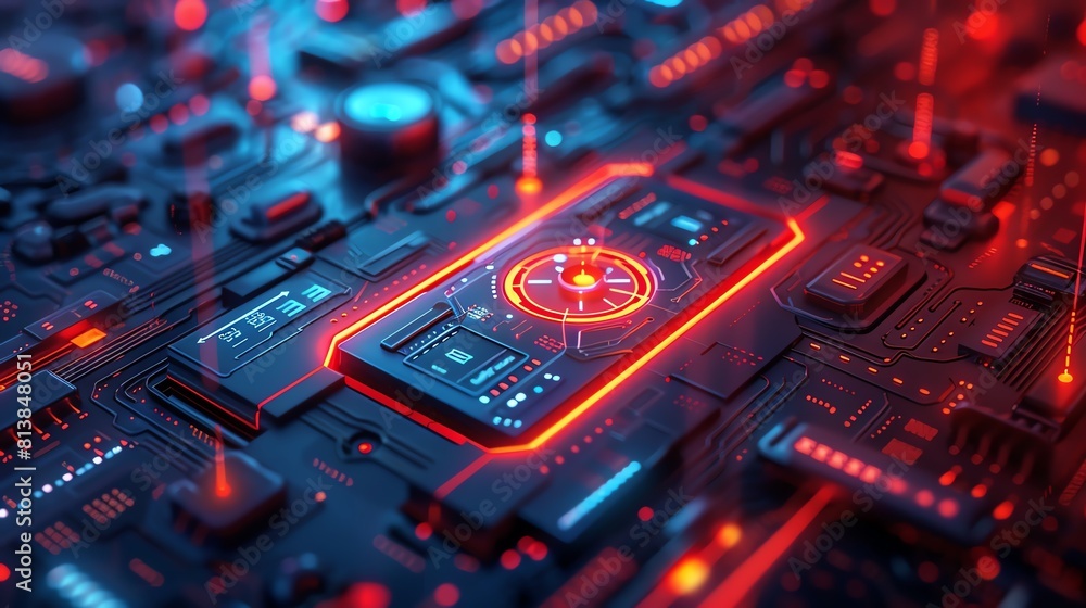 Focus on security top view secure login screen importance advanced tone Complementary Color Scheme Focus on security top view secure login screen importance advanced tone Complementary Color Scheme