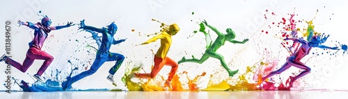 Vibrant Color Splash Captur...