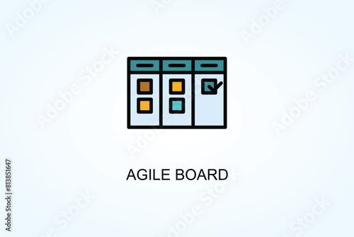 Agile Board Vector  Or Logo Sign Symbol Illustration