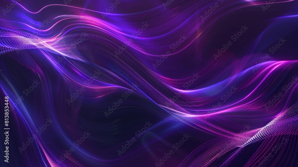 Naklejka premium purple wave color gradient, background