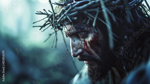 Jesus with the Crown of Thorns photo